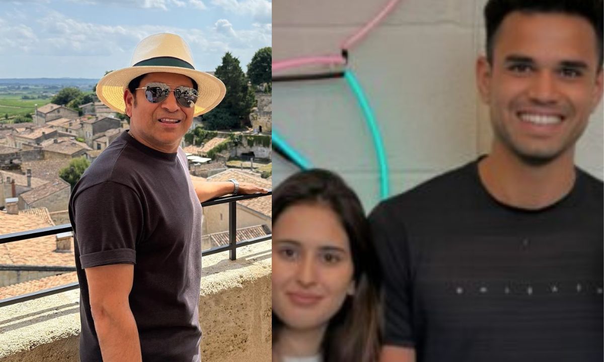 Watch Arjun Tendulkar make first public appearance after getting engaged to Saaniya Chandhok