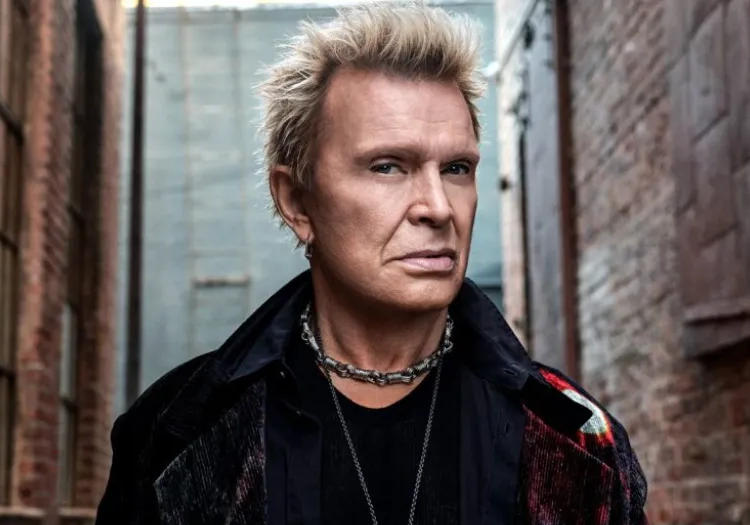 billy idol in a photoshoot
